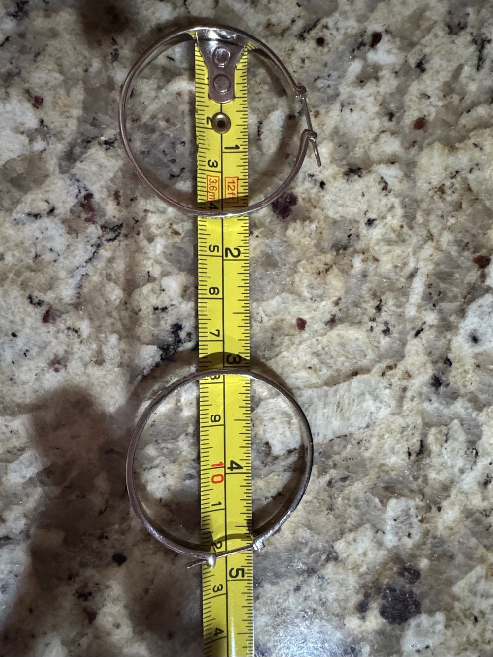 Coach Silver-Tone Engraved Hoop Earrings - Picture 5 of 5